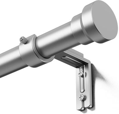 Amazon.com: YaFex Curtain Rods 32-144 Inch, Heavy Duty 1 Inch Adjustable Curtain Rod for Windows, Silver Extra Long Window Treatment Rods, Modern Desi
