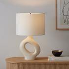 Diego Olivero Chamber Ceramic Table Lamp | Modern Light Fixtures | West Elm