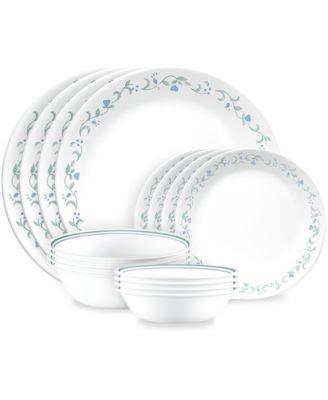 Corelle Country Cottage 16-pc Dinnerware Set, Service for 4 - Macys