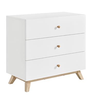 Visby 3 Drawer Dresser White / Natural - R Exclusive | Babies R Us Canada