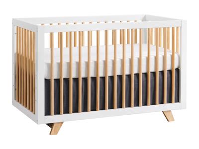 Oxford Baby Visby 3 in 1 Convertible Crib White/Natural - R Exclusive | Babies R Us Canada