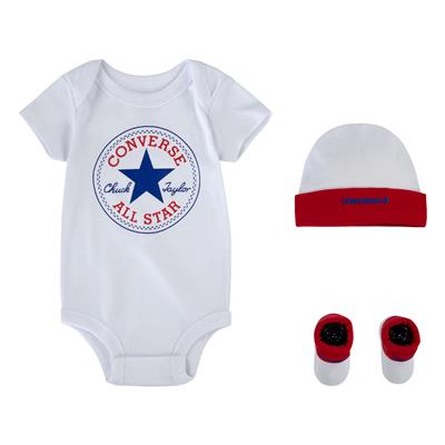 Converse 3 Piece Creeper Set - white/red - 0/6m | Babies R Us Canada