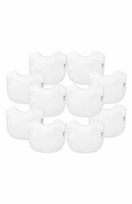 Green Sprouts 10-Pack Stay-Dry Infant Bibs in White at Nordstrom