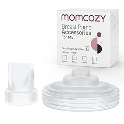 Momcozy Duckbill Valves & Silicone Diaphragm Compatible with Momcozy M5. Original Momcozy M5 Breast Pump Replacement Accessories, 1 Pack