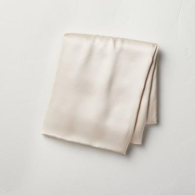 Standard Solid Silk Pillowcase Cream - Casalunaâ„¢ : Target