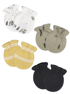 Gerber Baby Boy or Girl Unisex Mittens, 4-Pack, Sizes 0/3 Months - Walmart.com