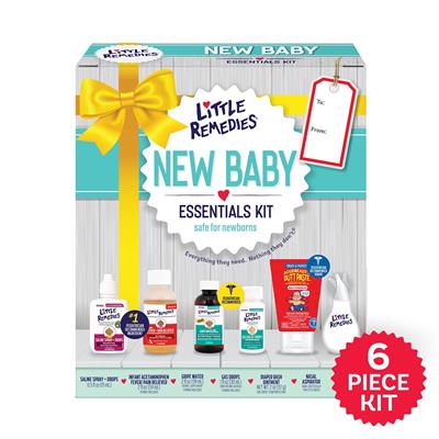 Little Remedies New Baby Essentials Kit, 6 Piece Kit for Babys Nose and Tummy - Walmart.com