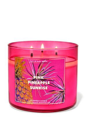 Pink Pineapple Sunrise 3-Wick Candle  | Bath & Body Works