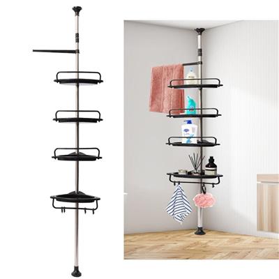 Bathroom Bathtub Storage Organizer Adjustable Shelves/ Height