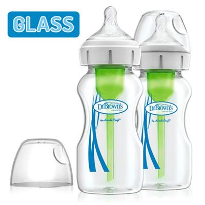 Dr Brown’s Options  Anti-Colic 270ml Glass Twin Pack | Baby-Central