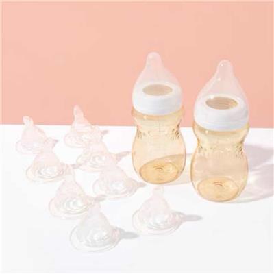 Minbie 0-6 Month PPSU Baby Bottle Bundle | Anti Colic & Reflux