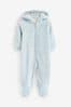 Buy Blue Cosy Fleece Bear Baby Pramsuit (0mths-2yrs) from the Next UK online shop