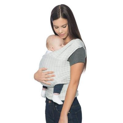 Ergobaby Aura Wrap Grey Stripes | Baby Carriers | Baby Bunting AU