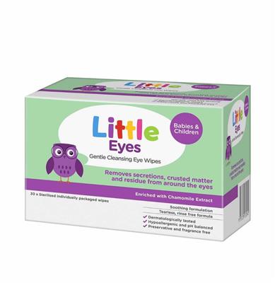 Little Eyes Gentle Cleansing Wipes 30 Pack | Woolworths