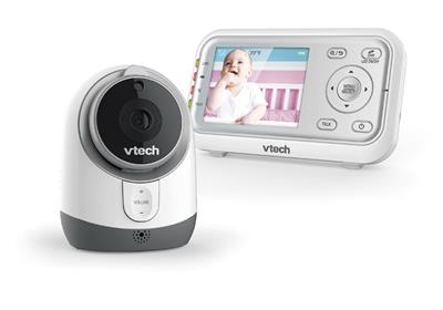 VTech VM3253 2.8 inch Digital Video Baby Monitor with Full-Color and Automatic Night Vision - White | Babies R Us Canada