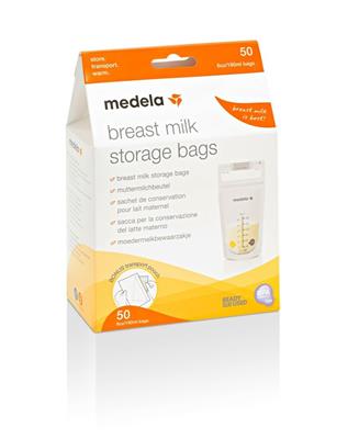 Medela Breastmilk Storage Bags 50 Pack | Milks Storage Pods | Baby Bunting AU