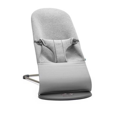 Babybjorn Bouncer Bliss Light Grey Jersey | Rockers & Bouncers | Baby Bunting AU