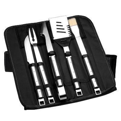 Berghoff Cubo 6pc Stainless Steel Bbq Set With Folding Bag | Target