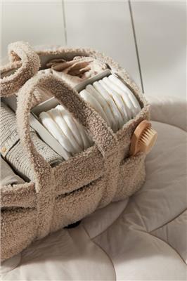 Teddy Fleece Changing Bag - Light beige -Home All | H&M CA