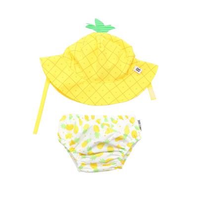 ZOOCCHINI UPF50  Baby Swim Diaper & Sun Hat Set - Pineapple