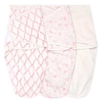 aden   anais Essential Cotton Wrap Swaddles 3 pack Arts and Crafts Pink