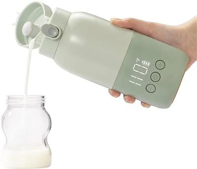 Amazon.com: BOLOLO Calentador de leche portátil con carga súper rápida e inalámbrico, leche materna instantánea, fórmula o calentador de agua con gran