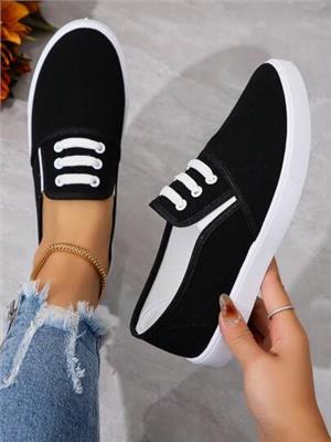 Casual Style Black Outdoor Shoes For Ladies, Spring/Autumn | SHEIN UK