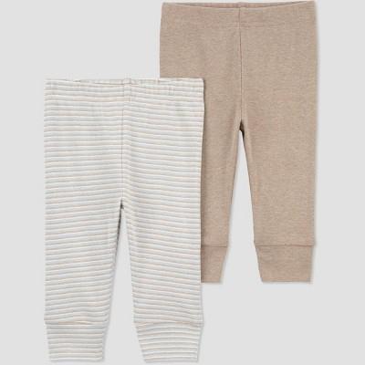 Carters Just One You® Baby Boys 2pk Pants - Brown/gray 9m : Target