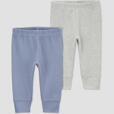Carters Just One You® Baby Boys 2pk Pants - Blue/gray Newborn : Target