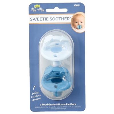 Baby Boy Itzy Ritzy Sweetie Soother™ 2pk. Arrow Pacifiers