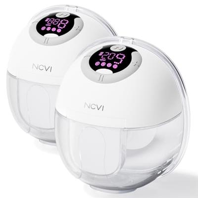 NCVI Breast Pump Hands Free, Wearable Pumps S32 for Breastfeeding, Electric Breast Pump with 4 Modes & 9 Levels, Wireless Portable Breast Pump with LC