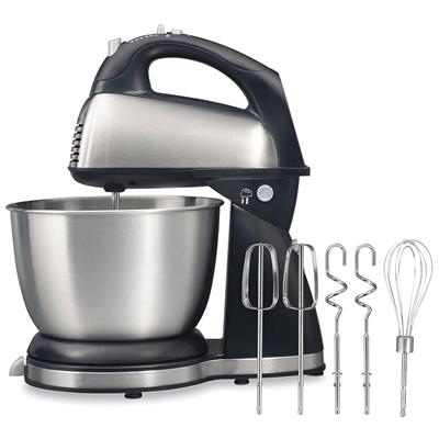 Hamilton Beach Classic Hand and Stand Mixer with Stainless Steel Bowel