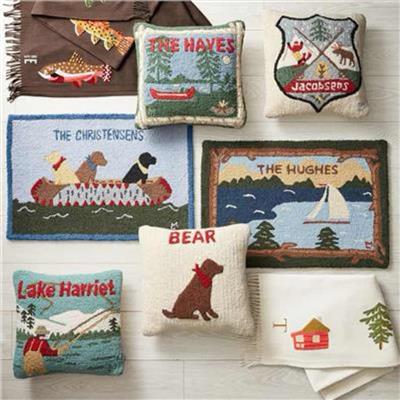 Hand Hooked Americana Pillows | Custom Pillows | Mark and Graham