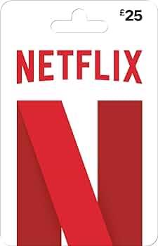 Netflix Gift Card £25 - UK Redemption Only - Delivered by post : Amazon.co.uk: Stationery & Office Supplies