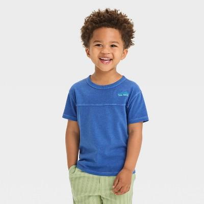 Toddler Boys Short Sleeve Make Waves T-shirt - Cat & Jackâ„¢ Blue 3t : Target