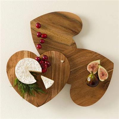 Collapsible Triple Heart Serving Board | Host | Uncommon Goods