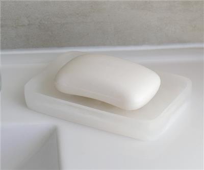 Parker White Resin Soap Dish - Home Decor Online - New Arrivals