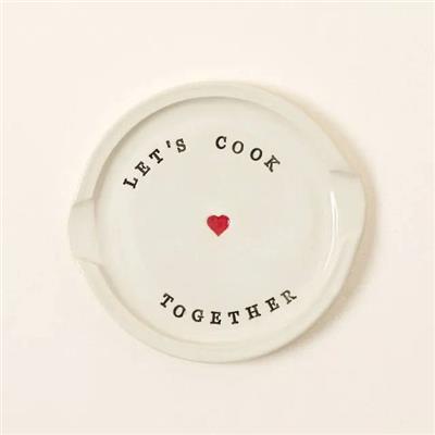 Lets Cook Together Double Spoon Rest | Spoon | Uncommon Goods