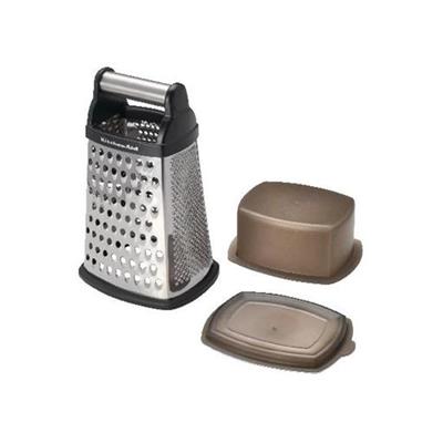 KitchenAid Stainless Steel Boxed Grater with Bottom Container