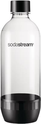 SodaStream Classic Bottle, Dishwasher Safe, BPA-Free, Black, 1L