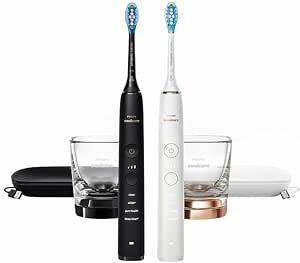 Amazon.com: PHILIPS Battery Powered Sonicare Diamond Clean Rechargeable Toothbrush for Complete Oral Care 2-Pack Handles （Black : Health & Household