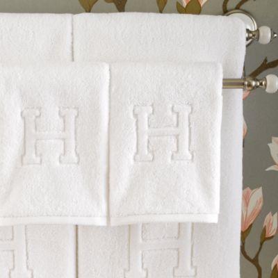 Matouk Auberge Monogrammed Letter Towel Collection  | Bloomingdales