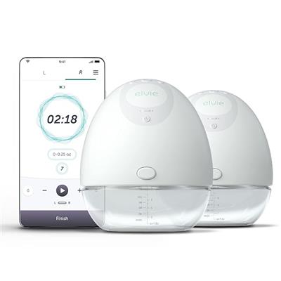 Amazon.com: Elvie Breast Pump - Double, Wearable Breast Pump with App - The Smallest, Quietest Elect