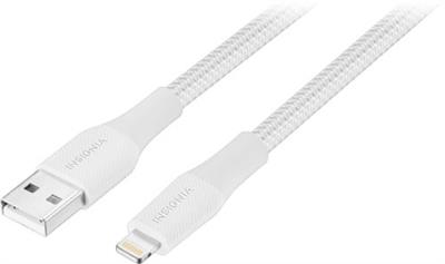 Insignia™ - 10 USB-A to Lightning Charge-and-Sync Cable - Moon Gray