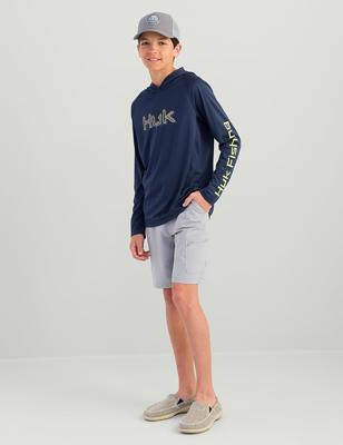 Amazon.com: HUK Kids Pursuit Long Sleeve Graphic Hoodie, Lightweight, UPF Sun Protection, Quick-Drying Fishing Shirt, Naval Academy, Medium: Clothing,