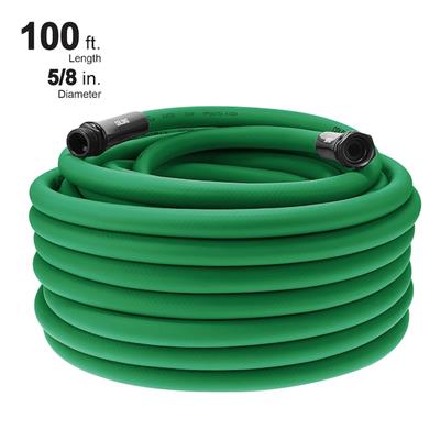 Flexzilla COLORS 5/8-in x 100-ft Premium -Duty Kink Free Hybrid polymer Green Hose in the Garden Hoses department at Lowes.com