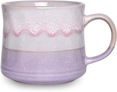 Amazon.com: Bosmarlin Large Ceramic Coffee Mug, Big Tea Cup, 7 Colors to Choose, 21 Oz, Dishwasher and Microwave Safe, 1 PCS (Purple) : Home & Kitchen