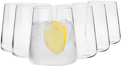 Krosno Highball Juice Water Glass | Set of 6 | 540 ml | Avant-Garde Collection | Perfect at Home, Restaurants on Holidays | Dishwasher Safe : Amazon.c