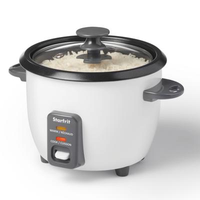 Starfrit 6-Cup Rice Cooker, Non-Stick PFAS-Free Ceramic Pot, Cook & Keep Warm Functions, Steam Basket, Lid Included, 300W, Easy Cleanup, - Walmart.ca