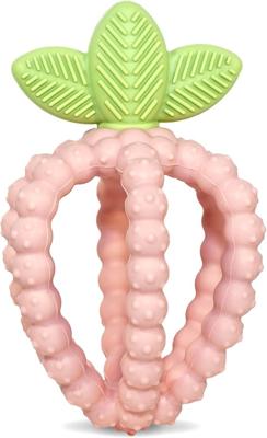 Amazon.com : RaZbaby Bites Silicone Baby Teething Toy – Sensory Toy with Textured BerryBumps for Teething Relief, Easy-to-Hold Fruit Shape, BPA-Free,